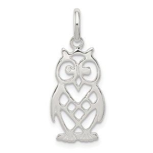 Million Charms 925 Sterling Silver Owl Charm